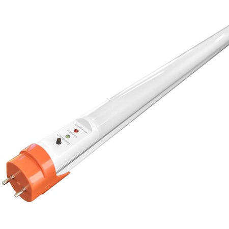 L1 4Ft LED T8 Emergency Tube Light, 18W, 2200Lm, 4000K, Emergency Power 8W, 100-277VAC, 20PK LOC-4FTT8-18W40KF-8WEM B